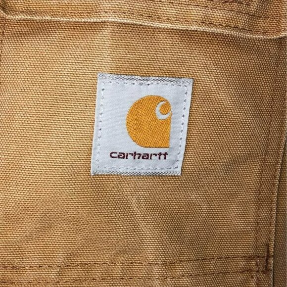Vintage CARHARTT C03 BRN Quilt Lined Duck Canvas Jacket Coat Men Size 40 Regular - Picture 6 of 10